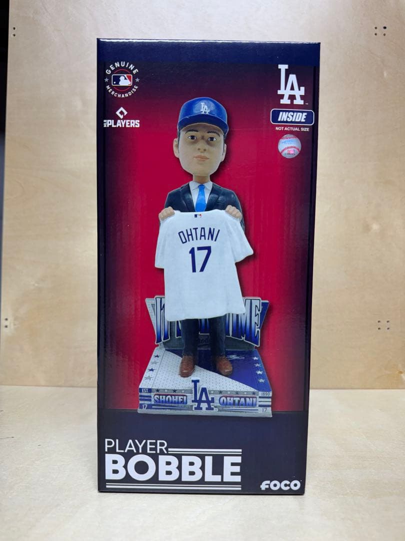 祝　ワールドシリーズ優勝　 MLB 大谷翔平　ドジャース　ボブルヘッド 17番