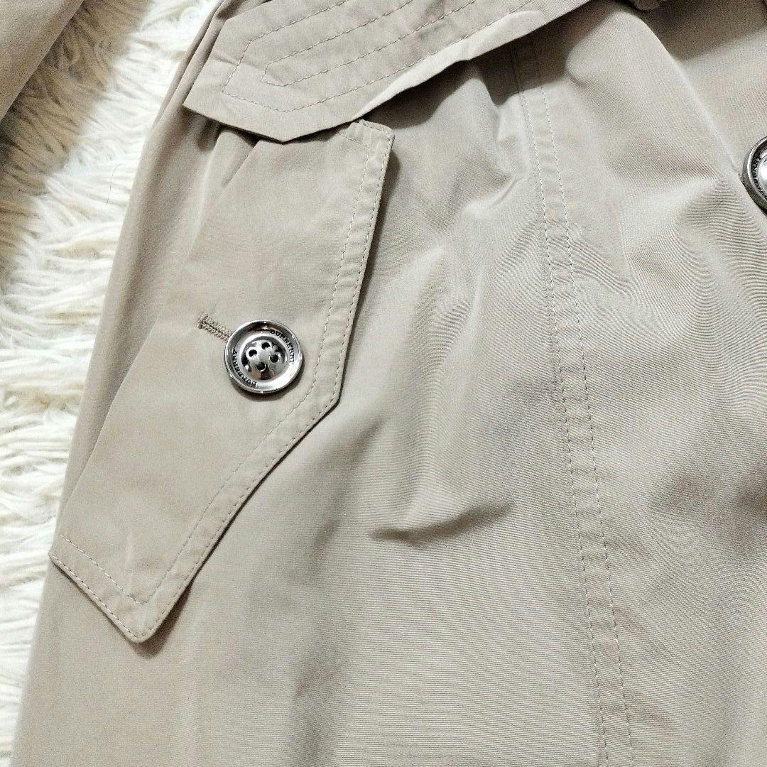 希少バーバリーロンドン　46　メガチェック 大きいサイズ　トレンチコート ロング