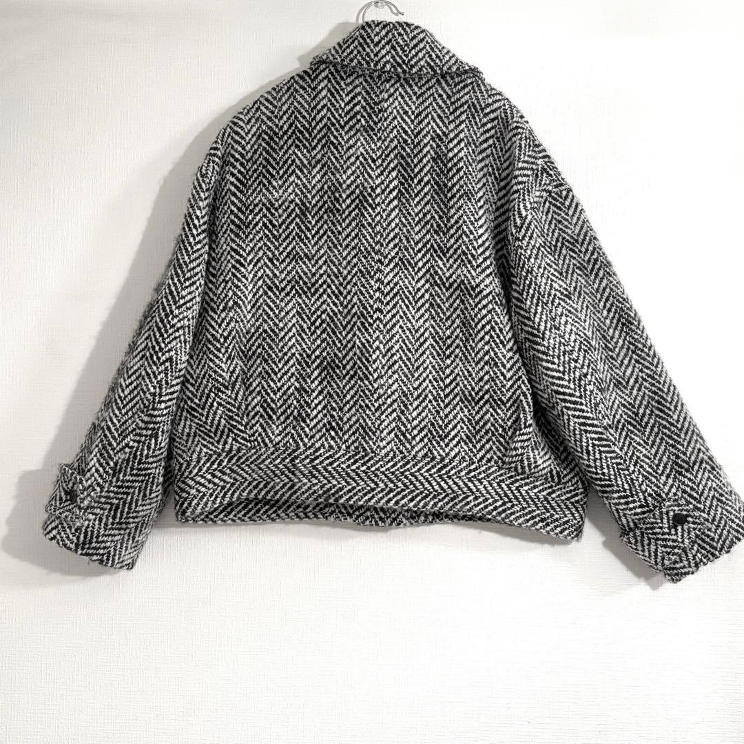 【BARNYARDSTORM 】ヘリンボーンブルゾン　ウール　ブルゾン