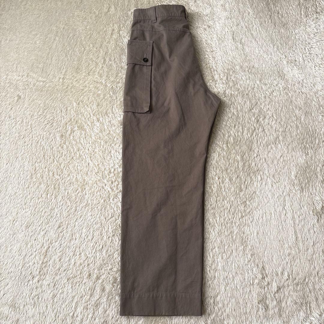 MHL. PLAIN COTTON DRILL TROUSERS カーゴパンツ