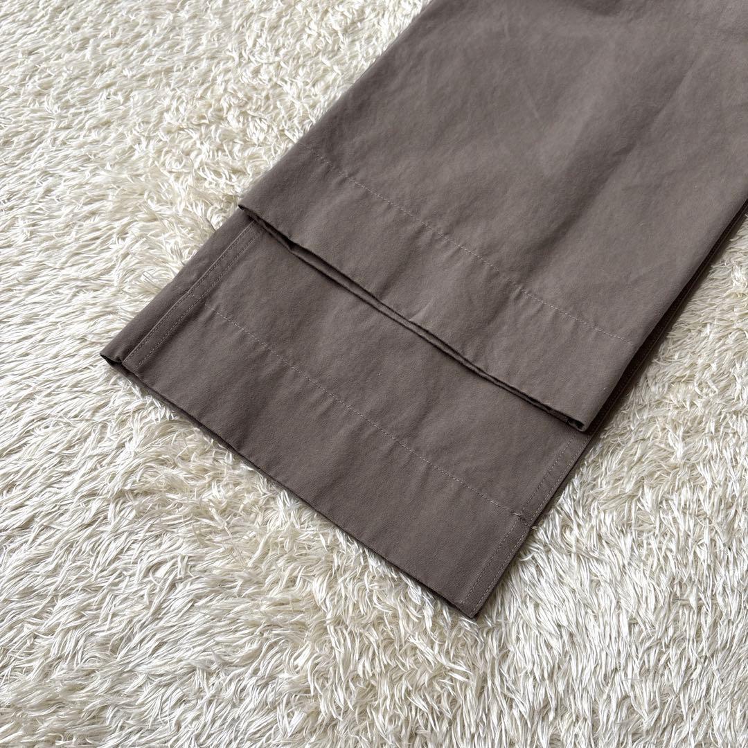 MHL. PLAIN COTTON DRILL TROUSERS カーゴパンツ