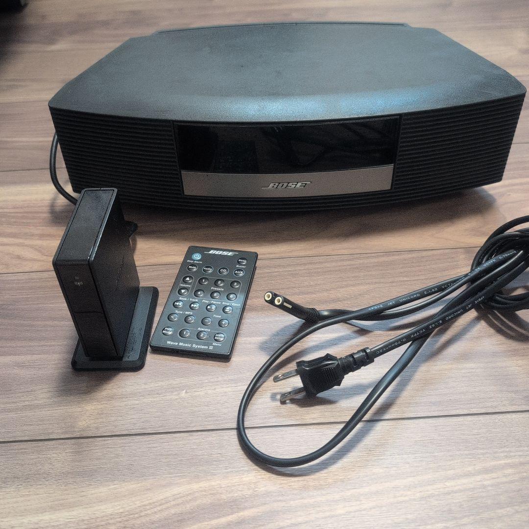 【リモコンBluetoothアダプター付】BOSE WAVE radio III
