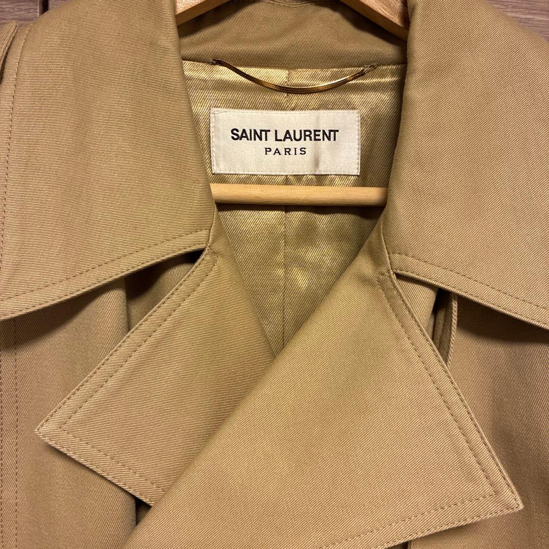 SAINT LAURENT ベージュ トレンチコート