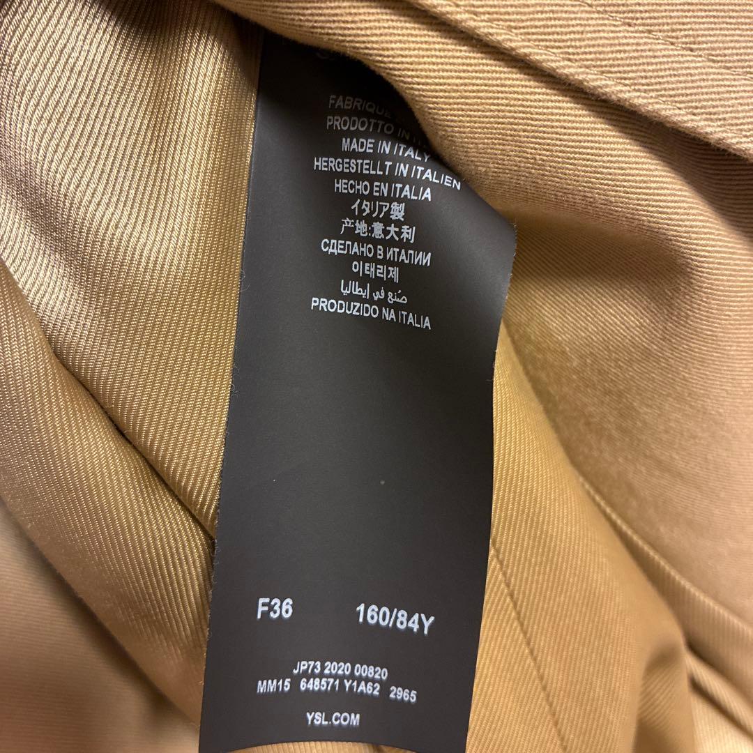 SAINT LAURENT ベージュ トレンチコート