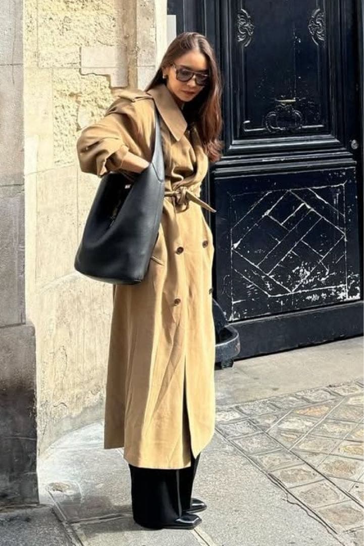 SAINT LAURENT ベージュ トレンチコート