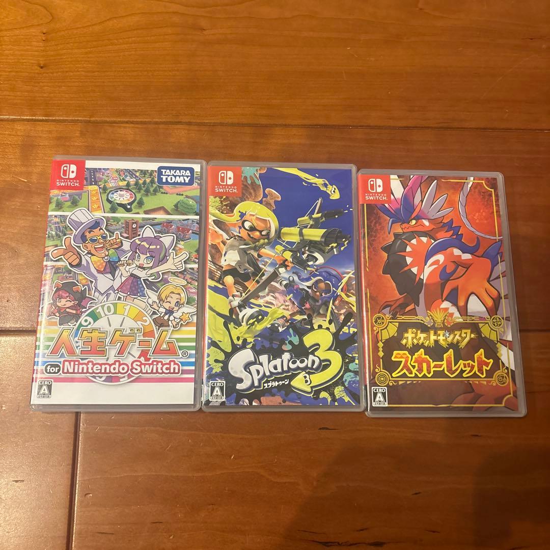Switch ソフト　まとめ　スカーレット　人生ゲーム　スプラトゥーン3