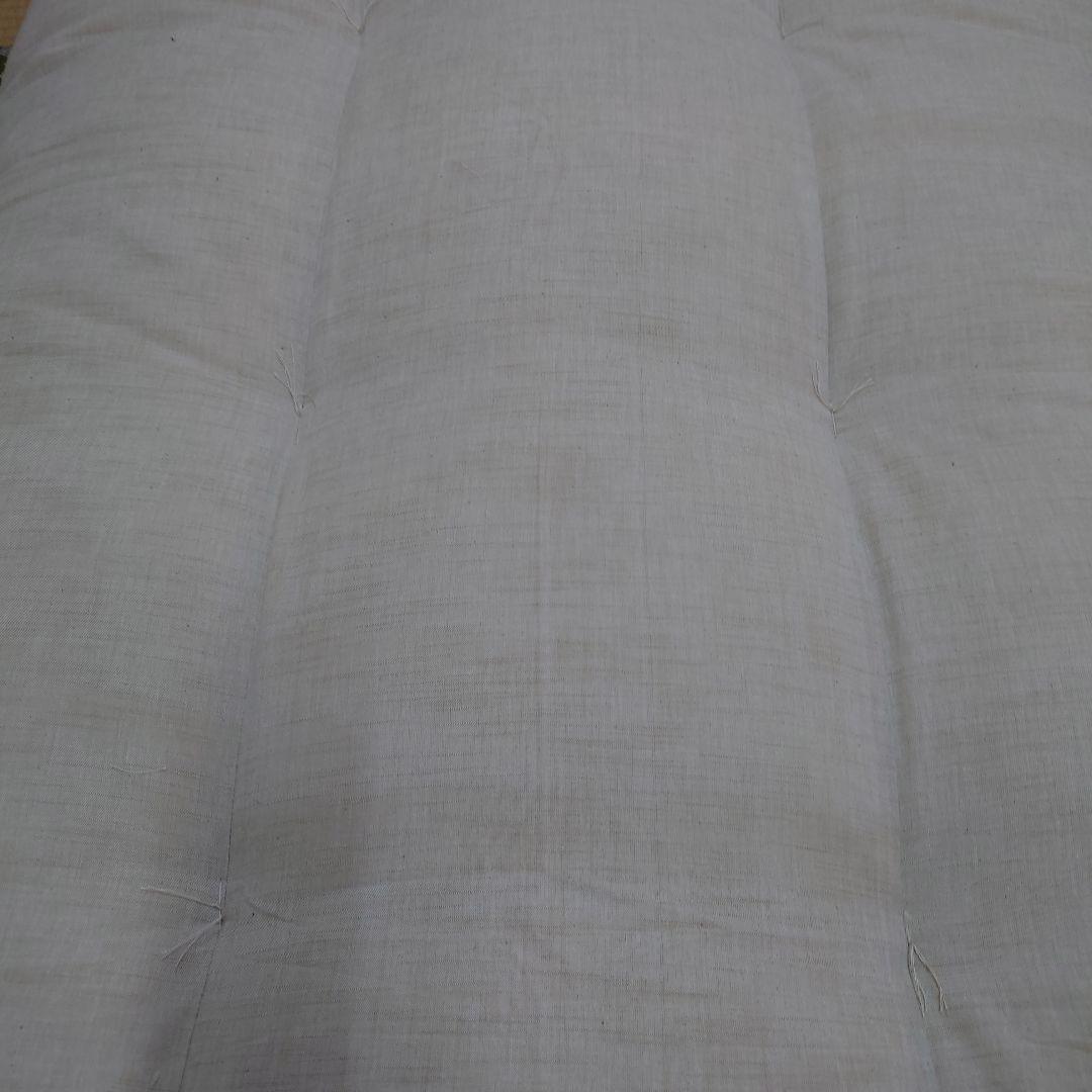 訳あり現品限り綿布団　手作り敷ふとん　シングルサイズ　約100☓200cm