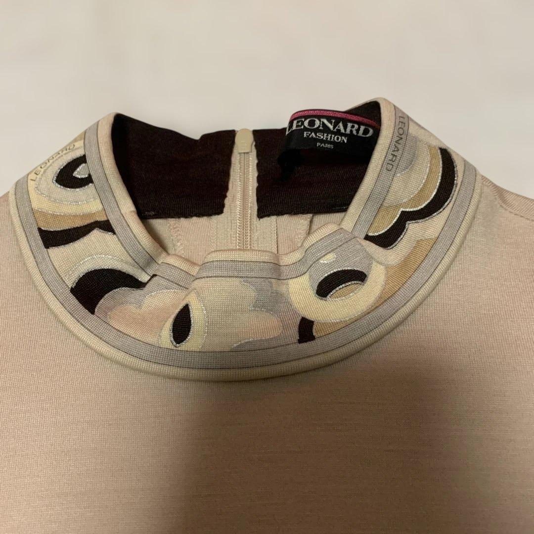 レオナールハイネックプルオーバー