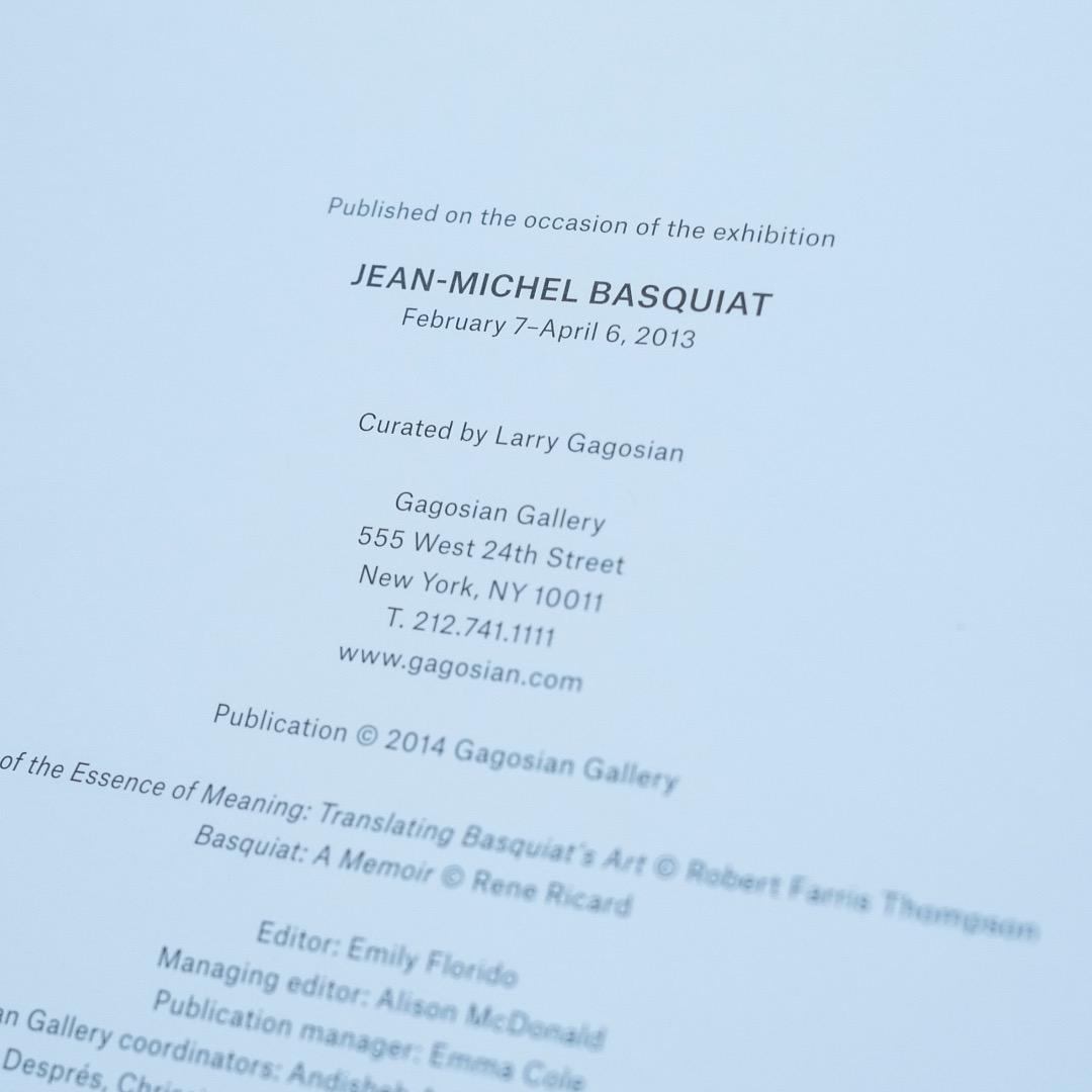 アート・デザイン・音楽 Jean-Michel Basquiat Rizzoli book