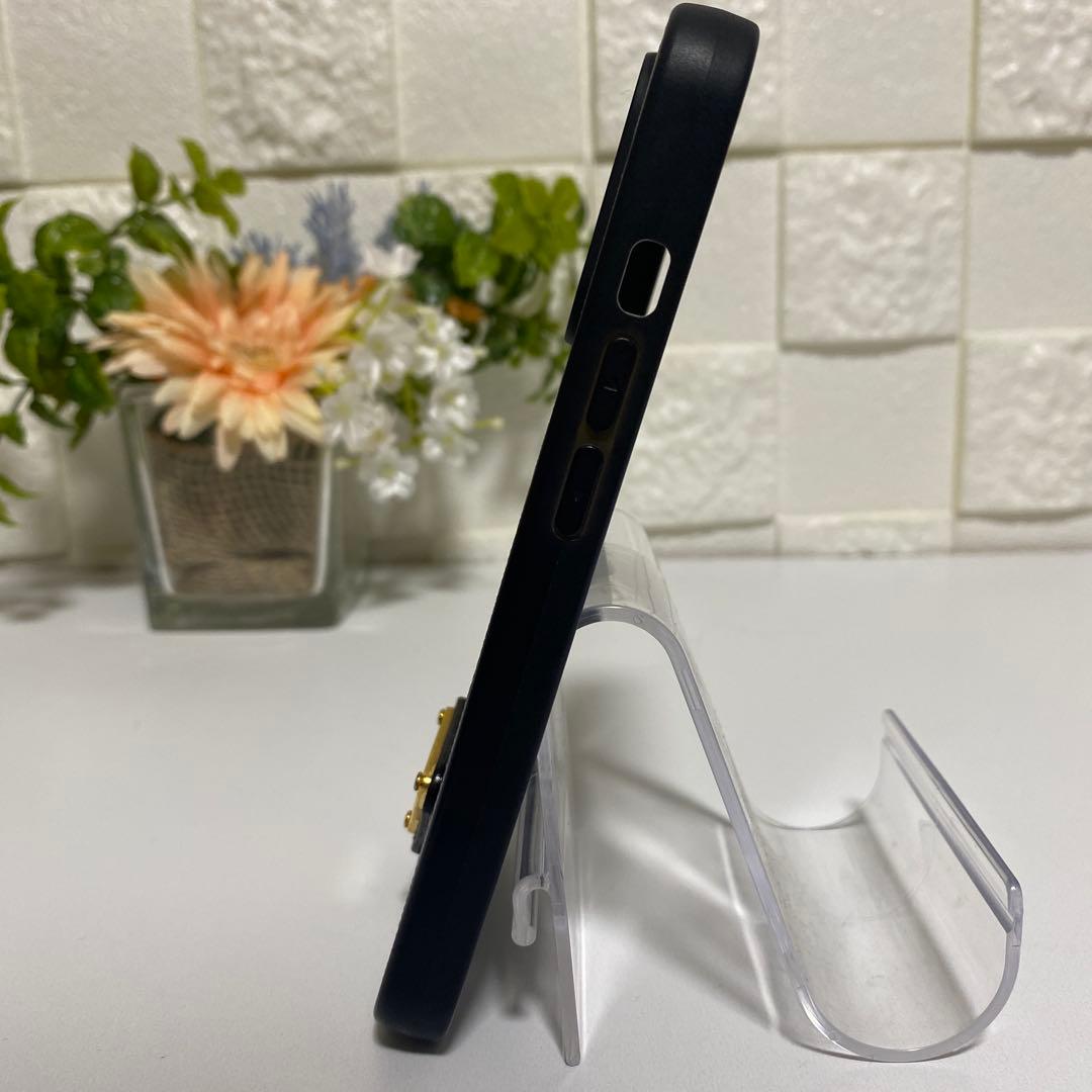 良品 PRADA iPhone13pro 黒 トライアングル ケース 付属品有り