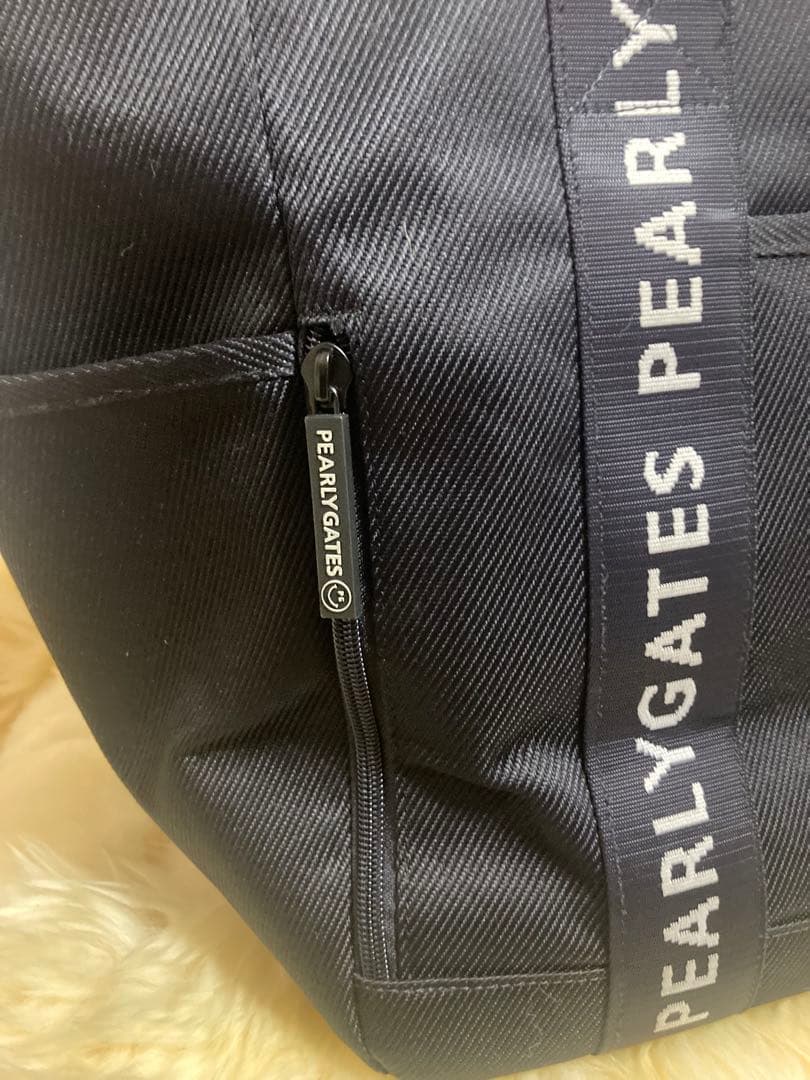 【美品】PEARLY GATES パーリーゲイツロッカーバッグ 大型 ネイビー
