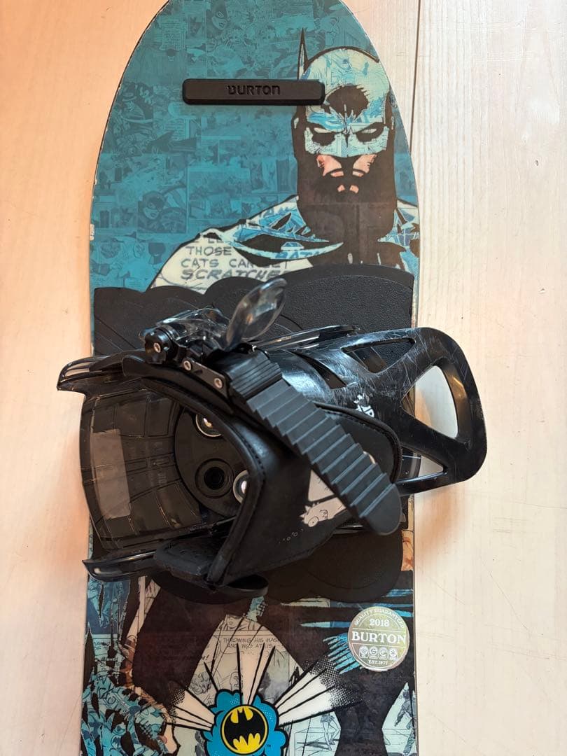 年末お値下げ! Burtonバットマン スノーボードセット ブーツ 90 子供