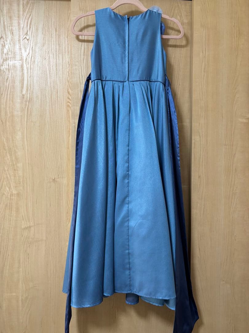 ゆめりすと　フォーマルドレス　130 135 140 グレイッシュブルー