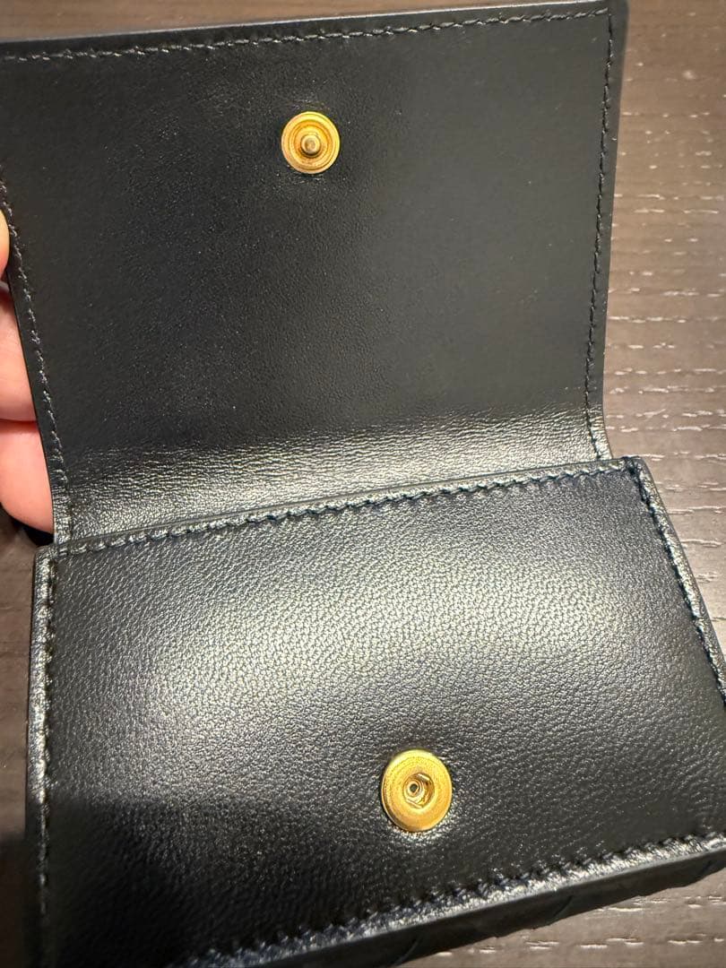 ボッテガヴェネタ 三つ折り財布 ブラック