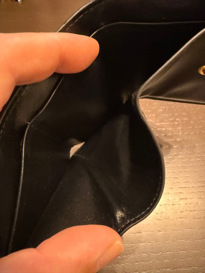 ボッテガヴェネタ 三つ折り財布 ブラック