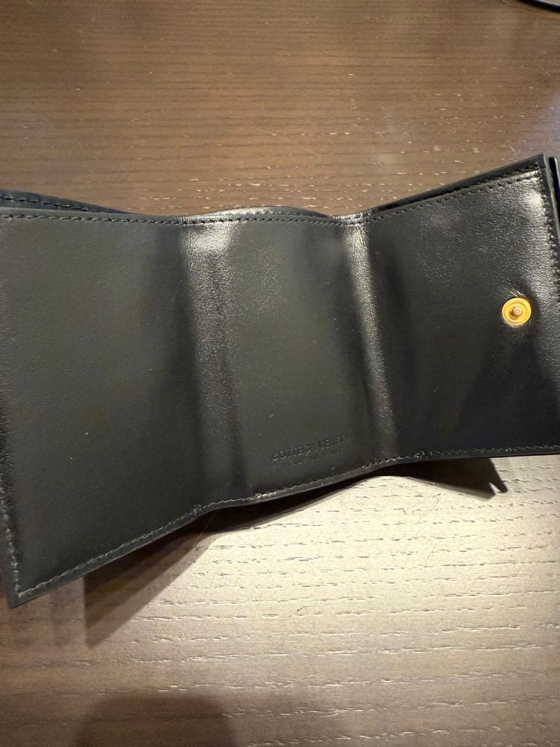 ボッテガヴェネタ 三つ折り財布 ブラック