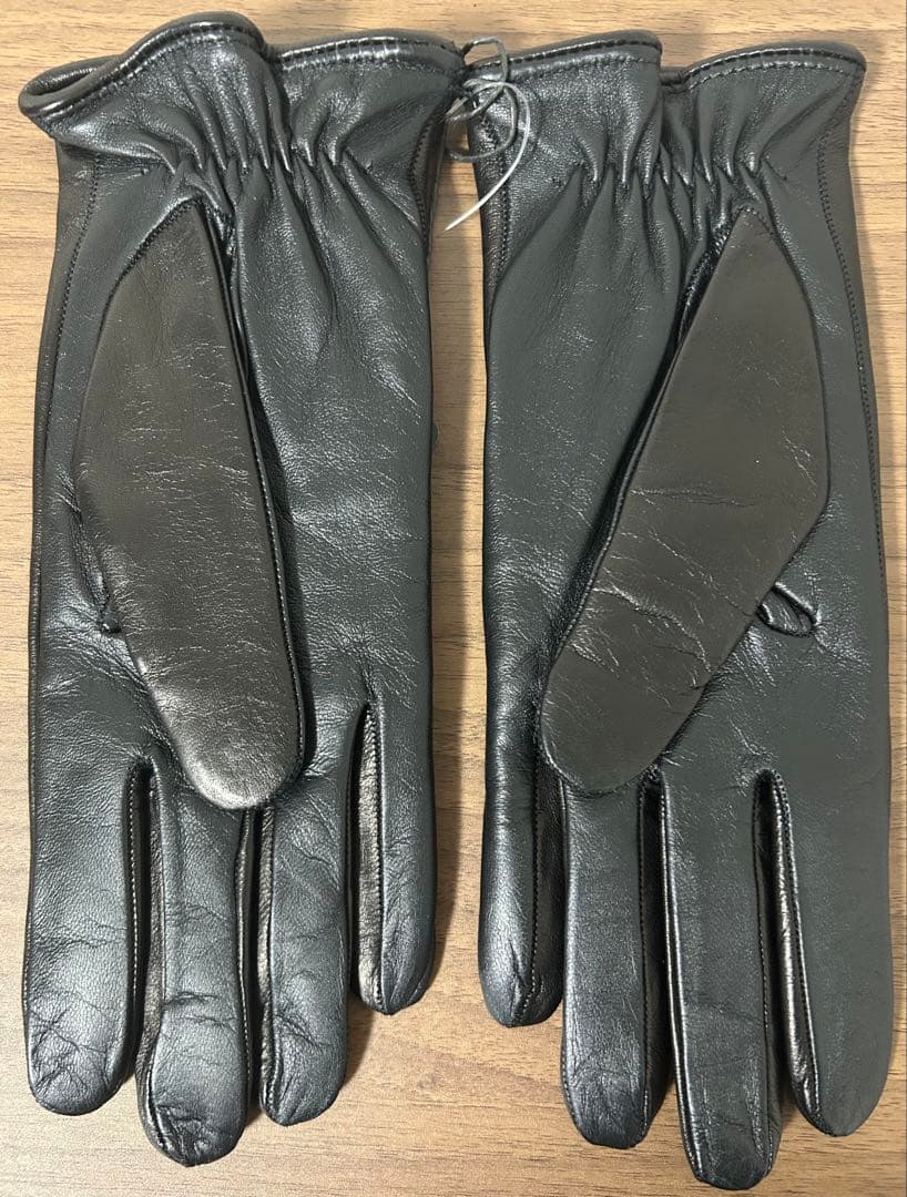 新品未使用　タグ付き レザー手袋　Lサイズ