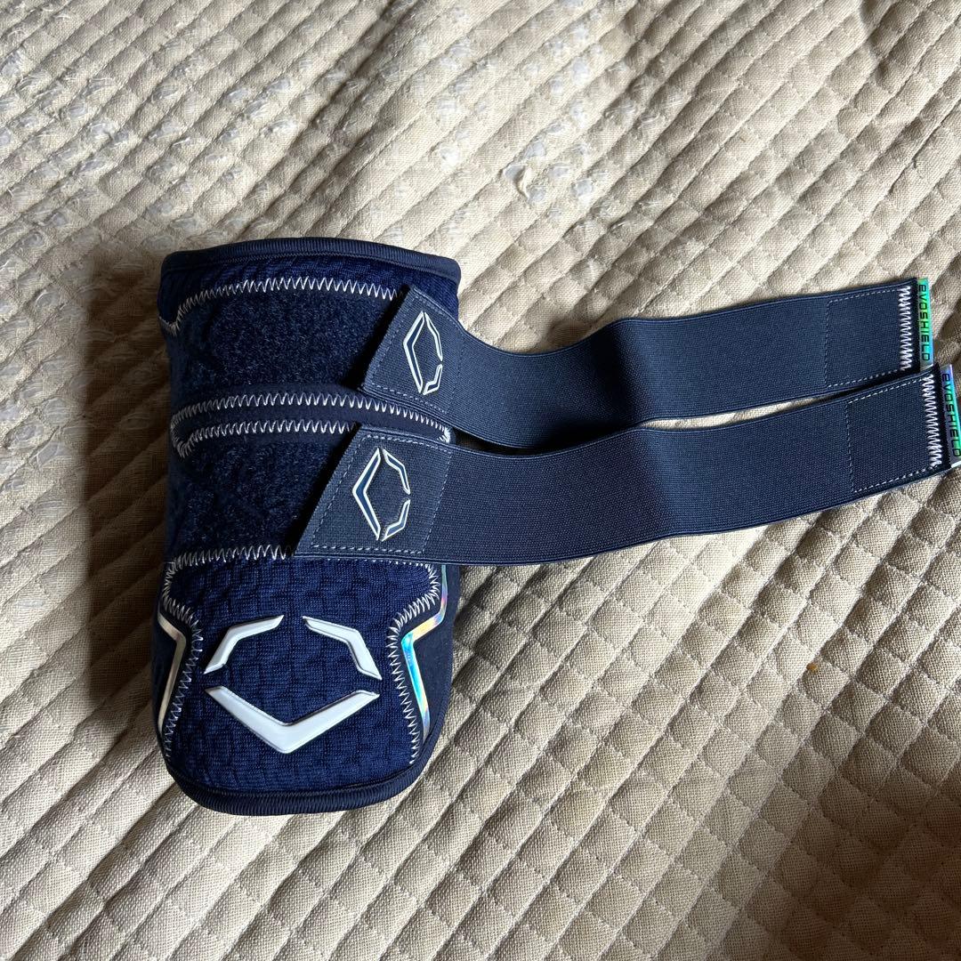 エボシールドエルボーガードダブルストラップネイビー