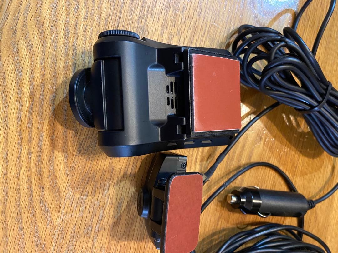 コムテック360度　HDR360GW 前後カメラ　駐車監視　直接配線コード付