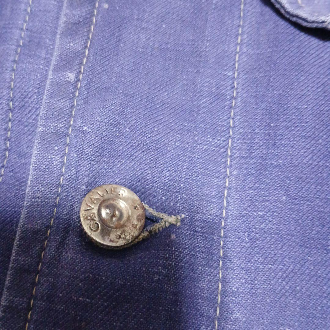 ファイヤーさん専用　フレンチメティスワークジャケット　コットンリネン