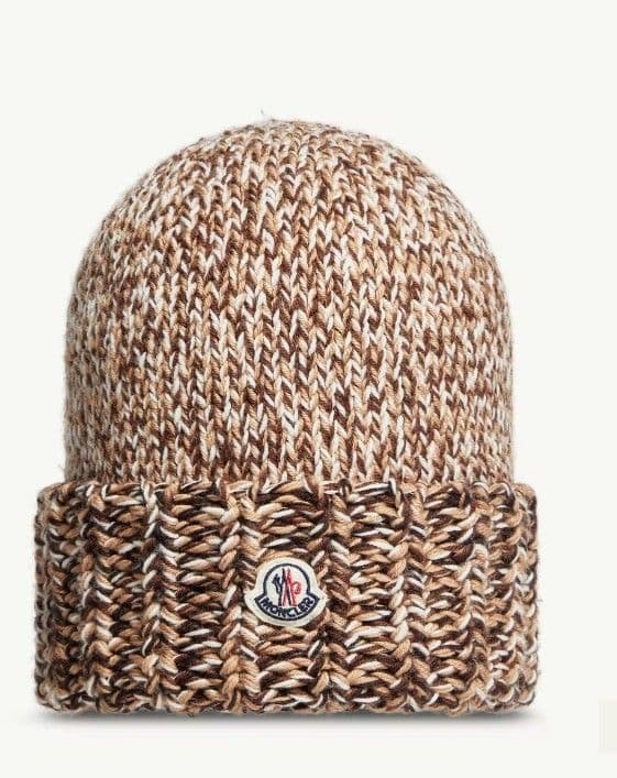 MONCLER モンブラン ニット帽 ブラウン系