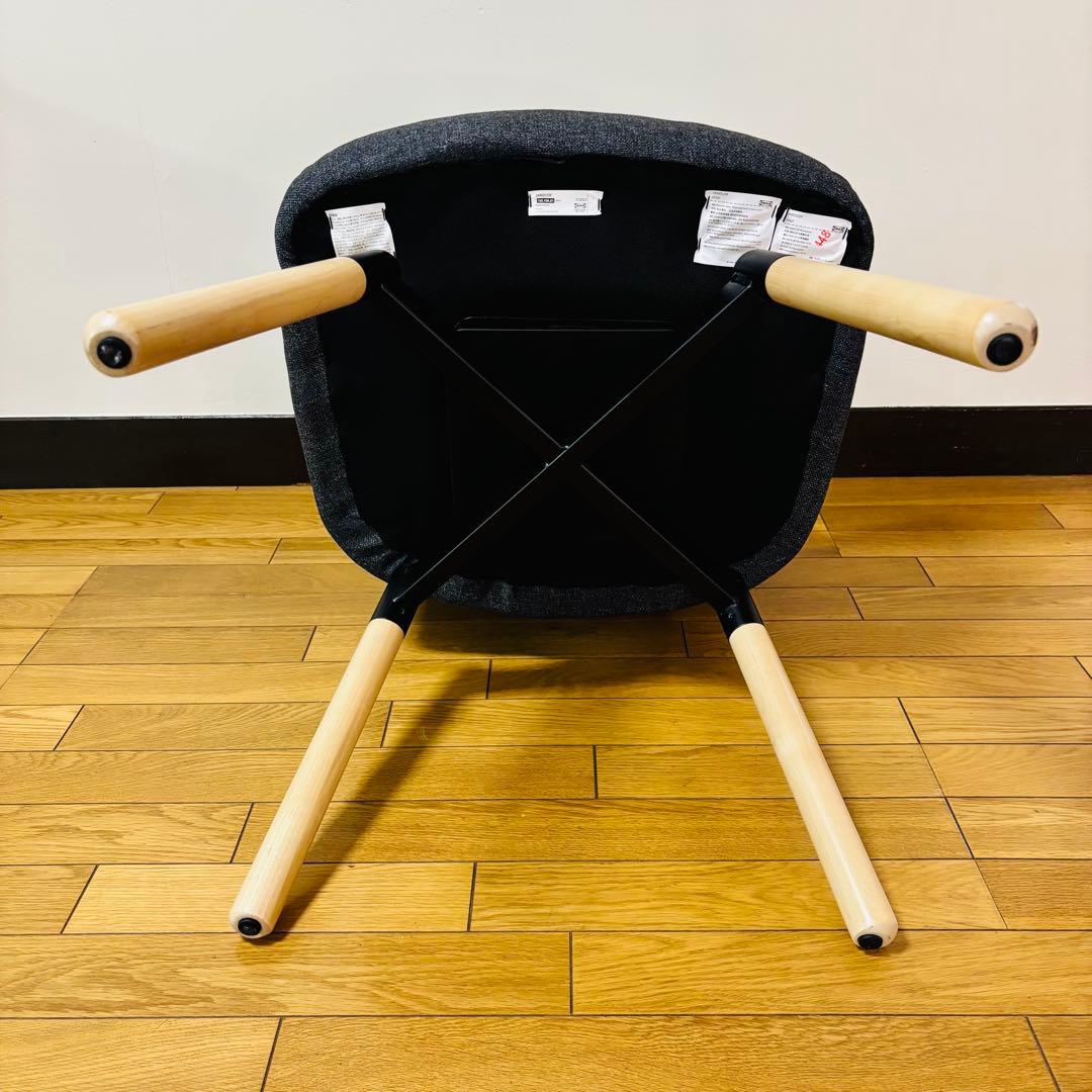 【美品】IKEA JANOLOF ヤンオロフ 回転ダイニングチェア 送料無料2