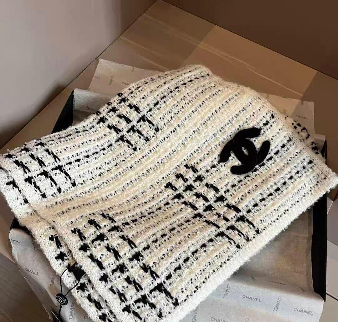 【美品セット】　CHANEL シャネル ストール＋帽子 セット