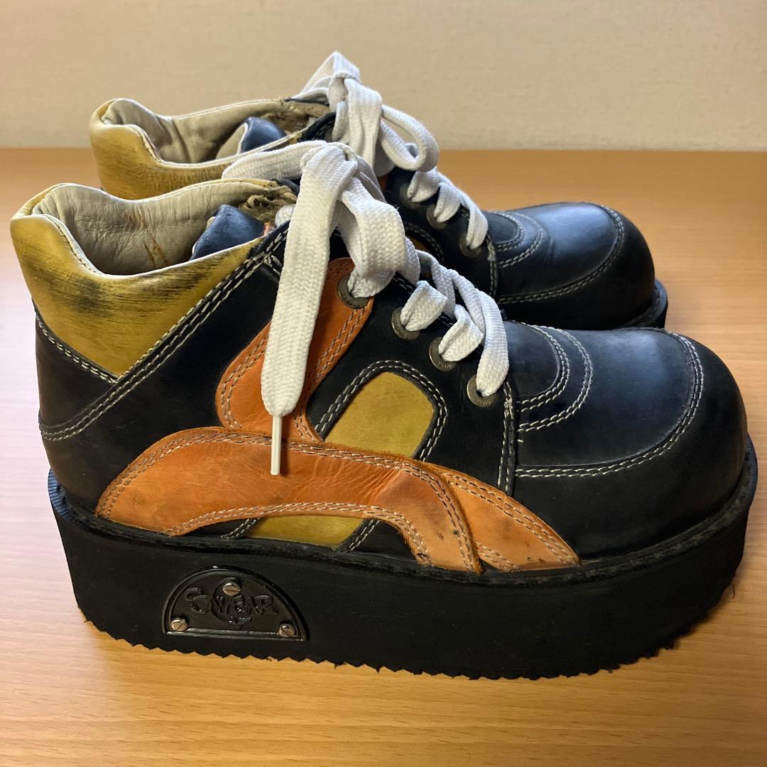 Swear London 厚底 レザー ハイカット シューズ 90s Y2K
