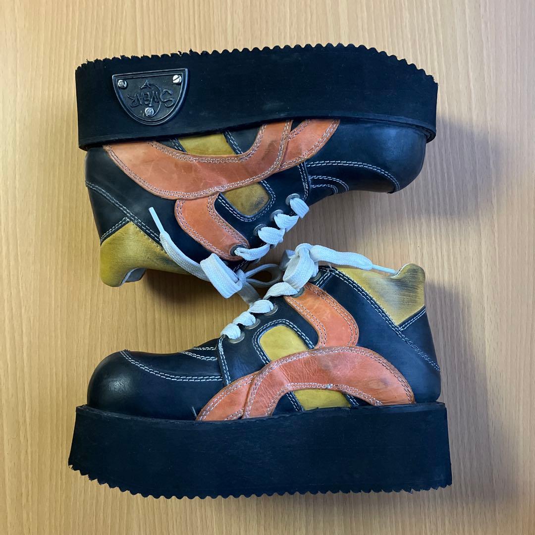 Swear London 厚底 レザー ハイカット シューズ 90s Y2K
