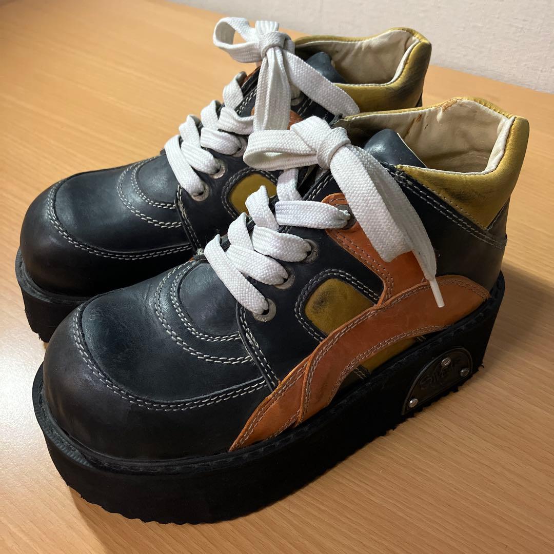 Swear London 厚底 レザー ハイカット シューズ 90s Y2K