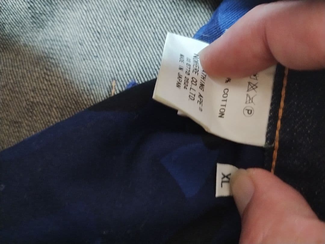 BATHING APE デニム ショートパンツ XLサイズ青山限定