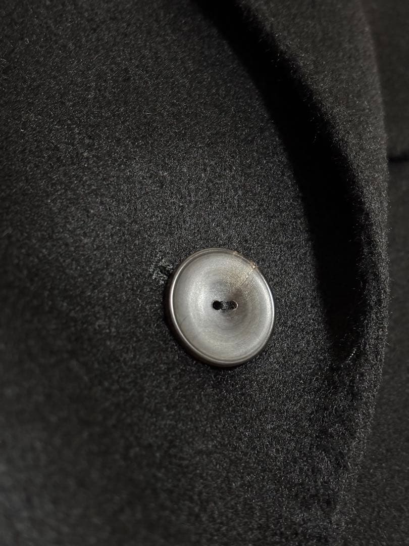 HERNO 最高級カシミヤ100% 裏地総柄　チェスターコート　黒