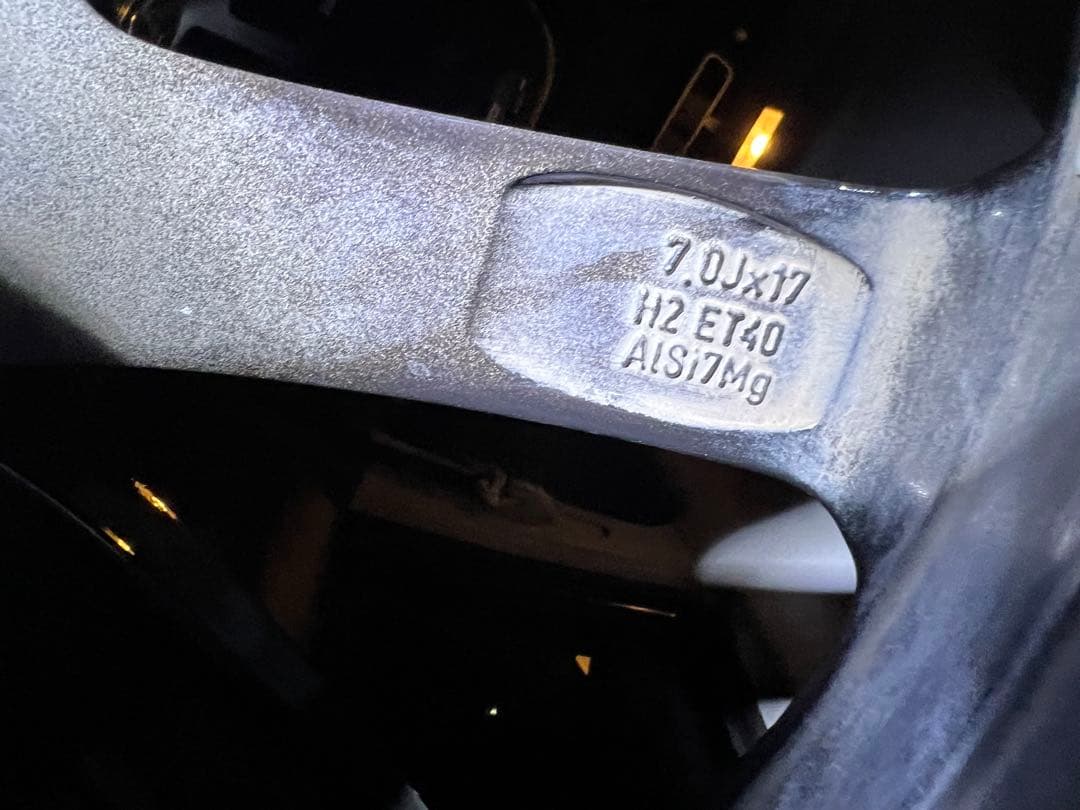 VW純正 17インチ 4本セット 7J +40 PCD112 フォルクスワーゲン