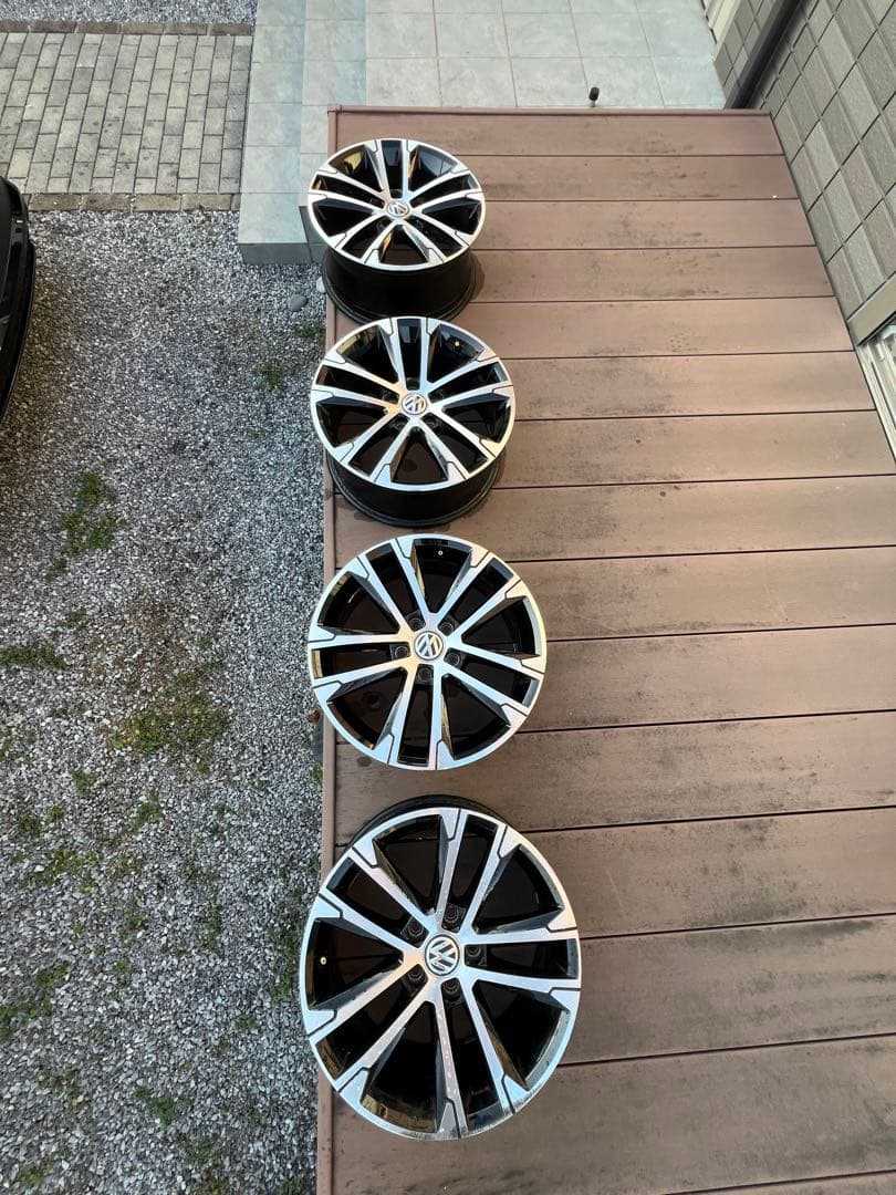 VW純正 17インチ 4本セット 7J +40 PCD112 フォルクスワーゲン