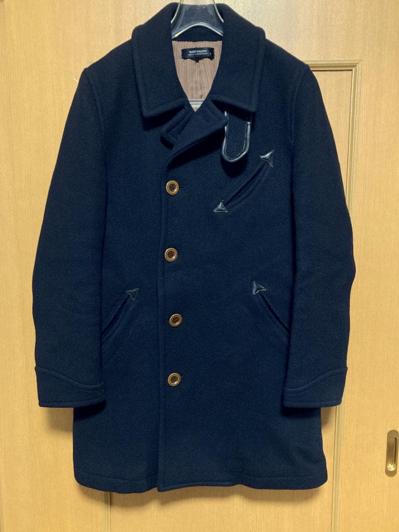 RUDE GALLERY テッズコート 黒 2 ウール ロング チバウウスケ