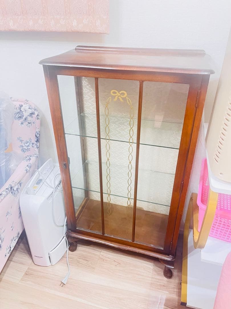 シ*コ様 アンティークキャビネット【猫脚】【13日まで】