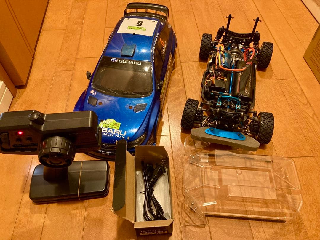 TT02 type-S足/未舗装OK高ストローク仕様 スリッパー装備インプレッサ