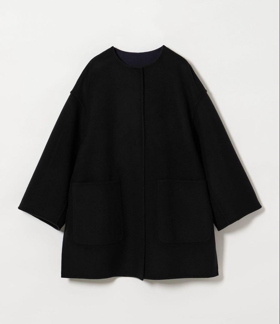 完売！今季UNITED ARROWS バイカラー リバー ミドルコート36