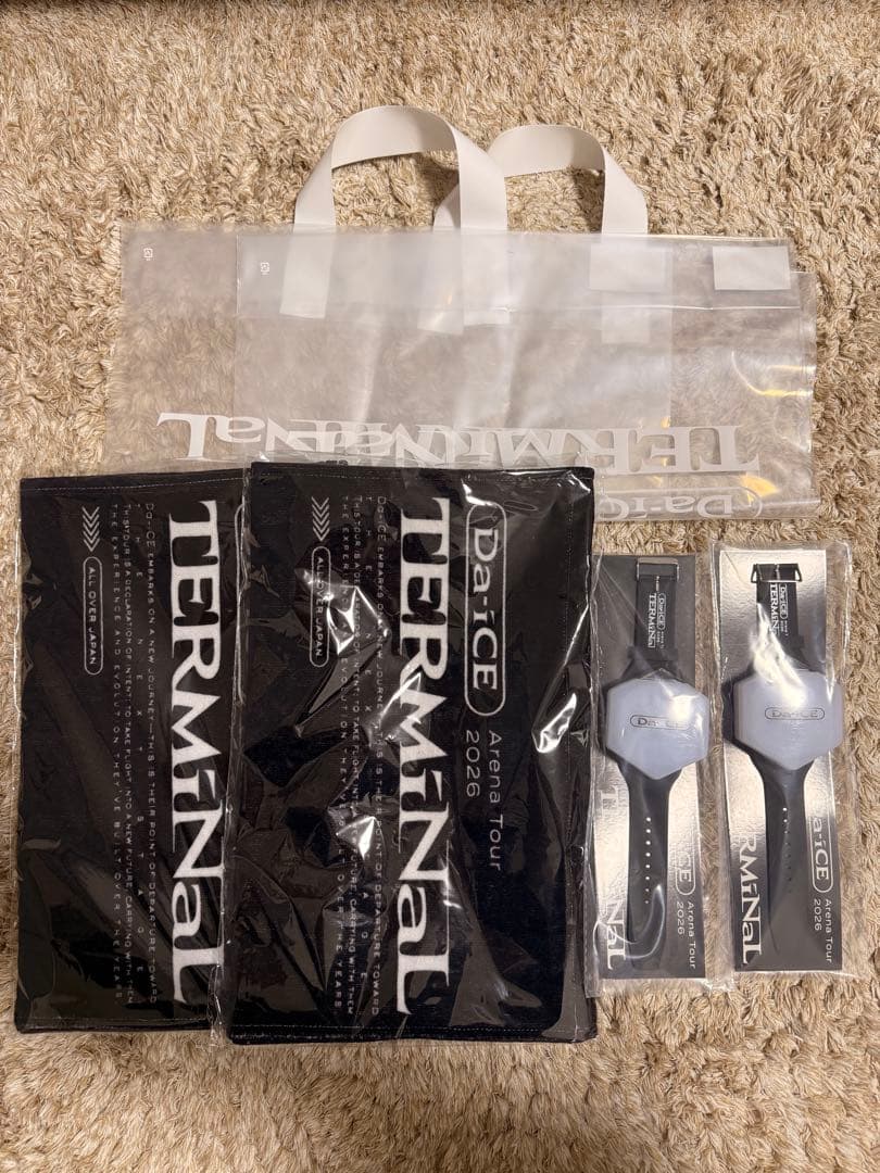 Da-iCE ARENA TOUR TERMiNaL タオル、ペンライトセット
