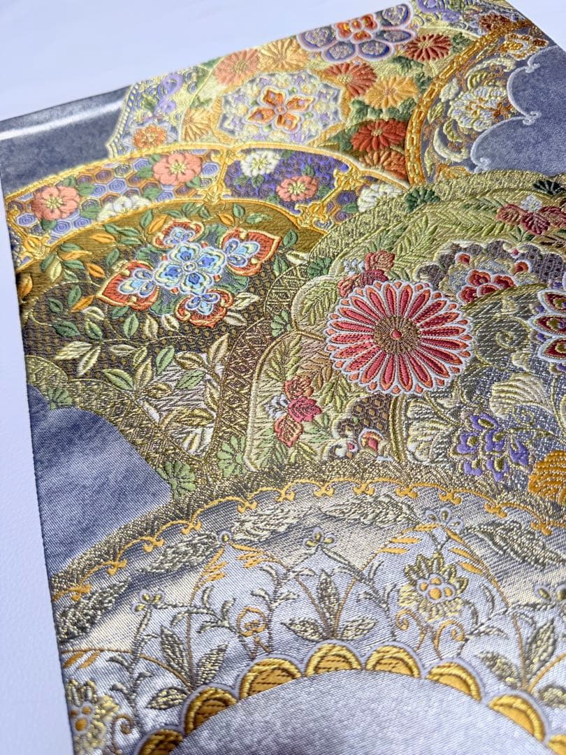 高級 袋帯 正絹 六通柄 唐織 精密織 フォーマル 訪問着 留袖 色無地 西陣織