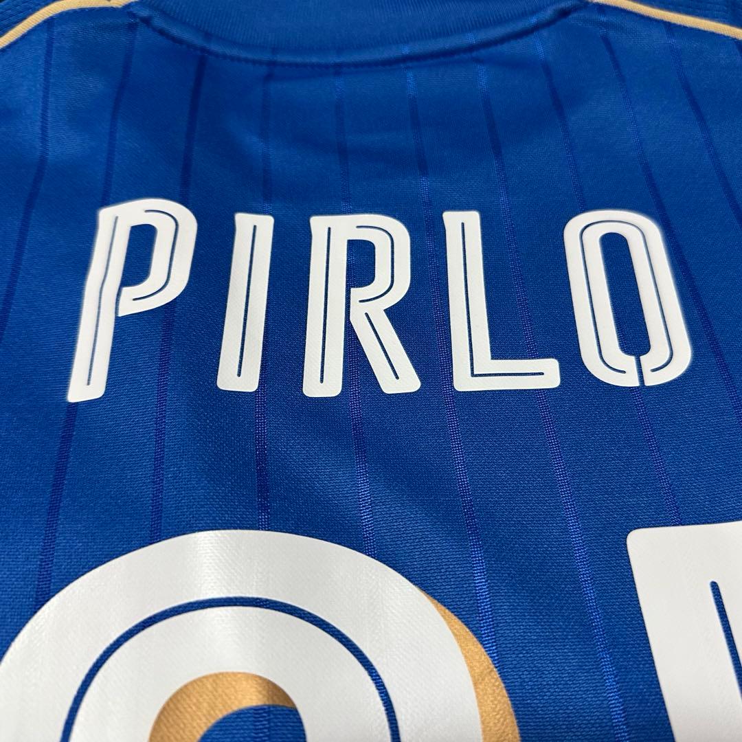 【正規品／極美品】イタリア代表 16-17ホーム #21ピルロ日本M