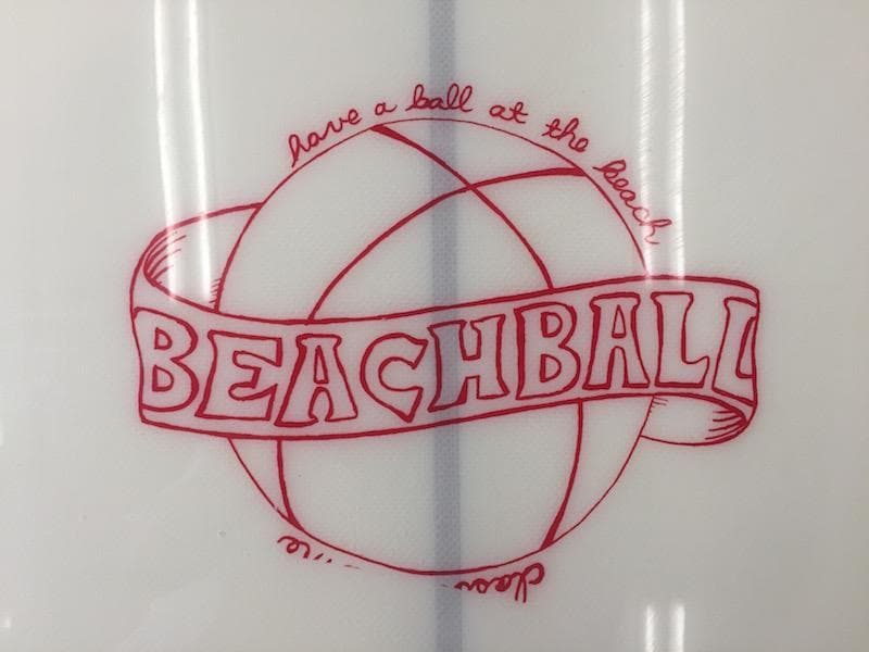 ケース付Creme Beachballクリーム ビーチボール 9'2ロングボード