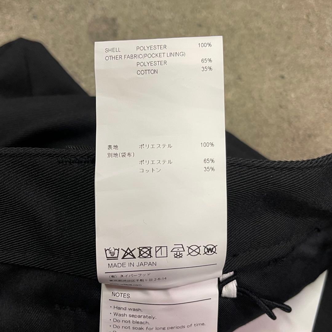 パンツ WTAPS TRDT1804 Trousers Poly Twill Black