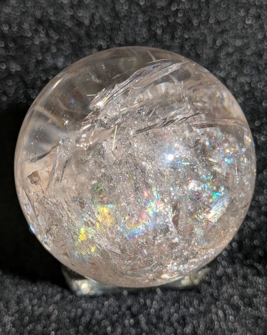 本日限定価格❣️【高品質】天然石ピンクアゼツライト③スフィア4.6cm　丸玉