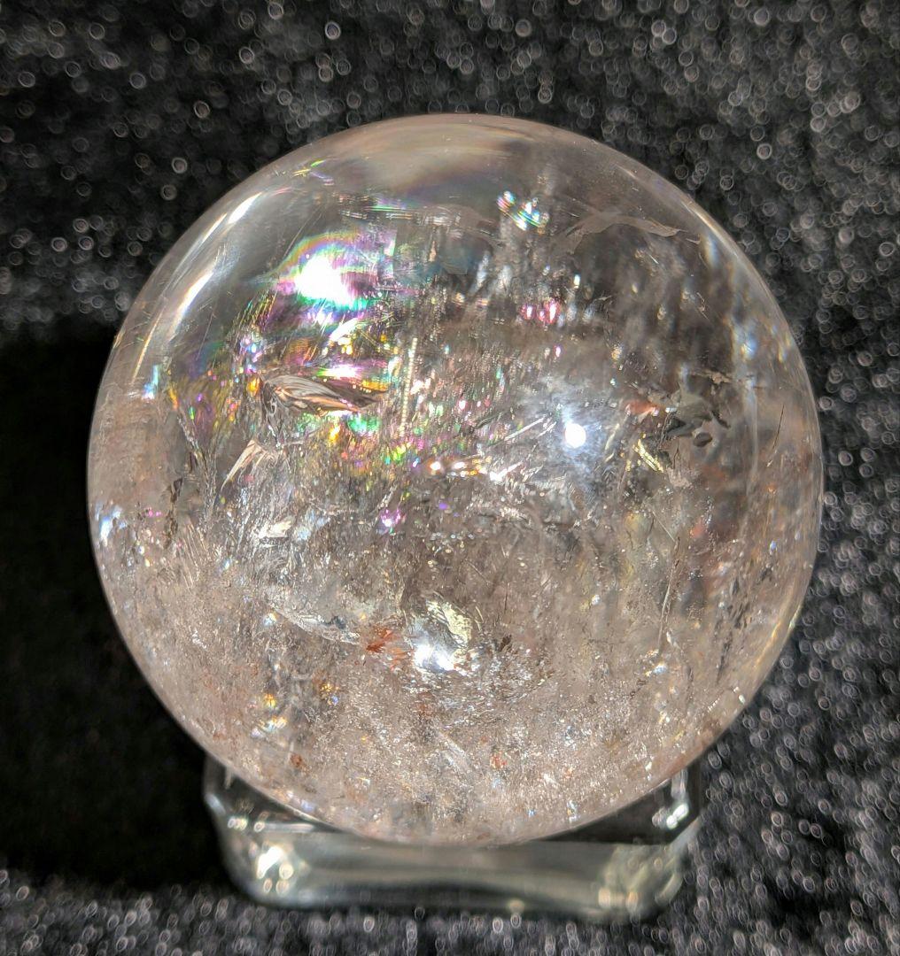 本日限定価格❣️【高品質】天然石ピンクアゼツライト③スフィア4.6cm　丸玉