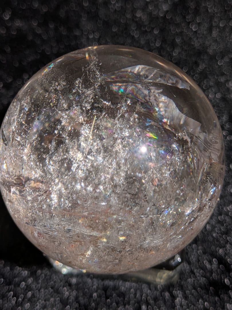 本日限定価格❣️【高品質】天然石ピンクアゼツライト③スフィア4.6cm　丸玉