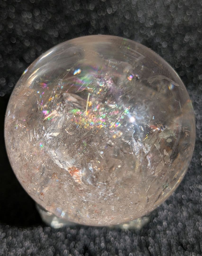 本日限定価格❣️【高品質】天然石ピンクアゼツライト③スフィア4.6cm　丸玉