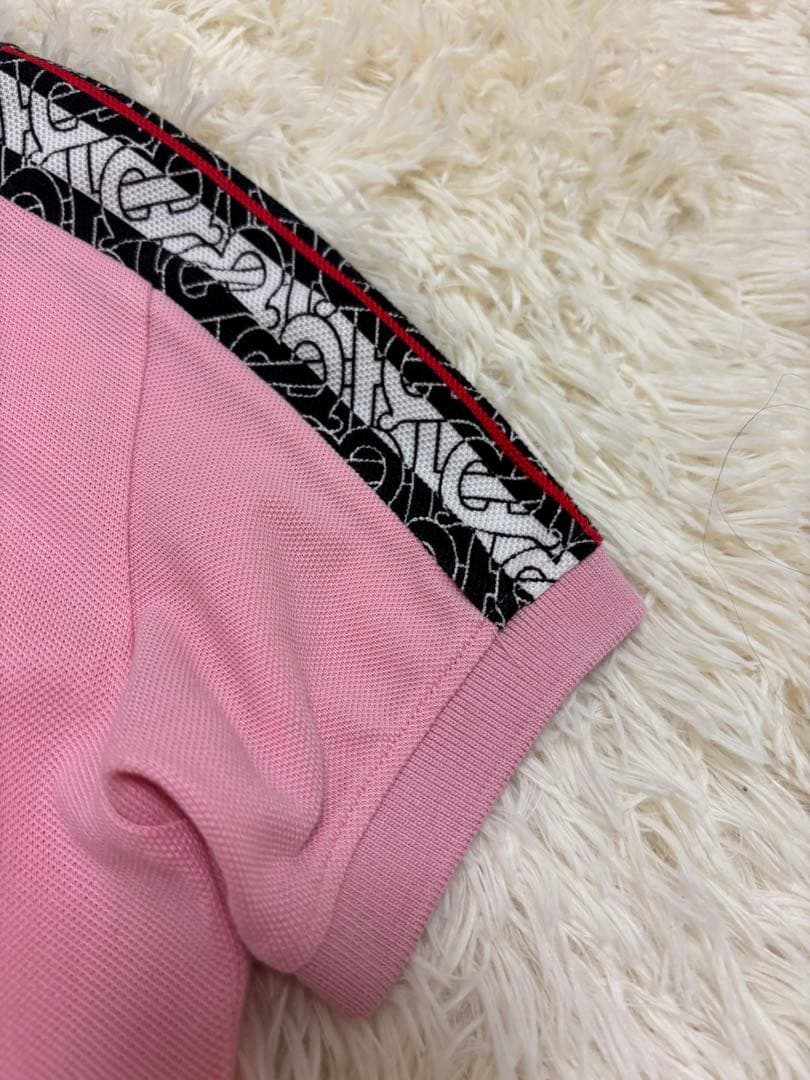 BURBERRY ポロワンピース 半袖 ピンク　10y140cm