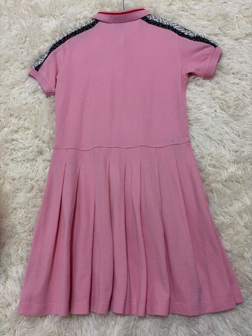 BURBERRY ポロワンピース 半袖 ピンク　10y140cm