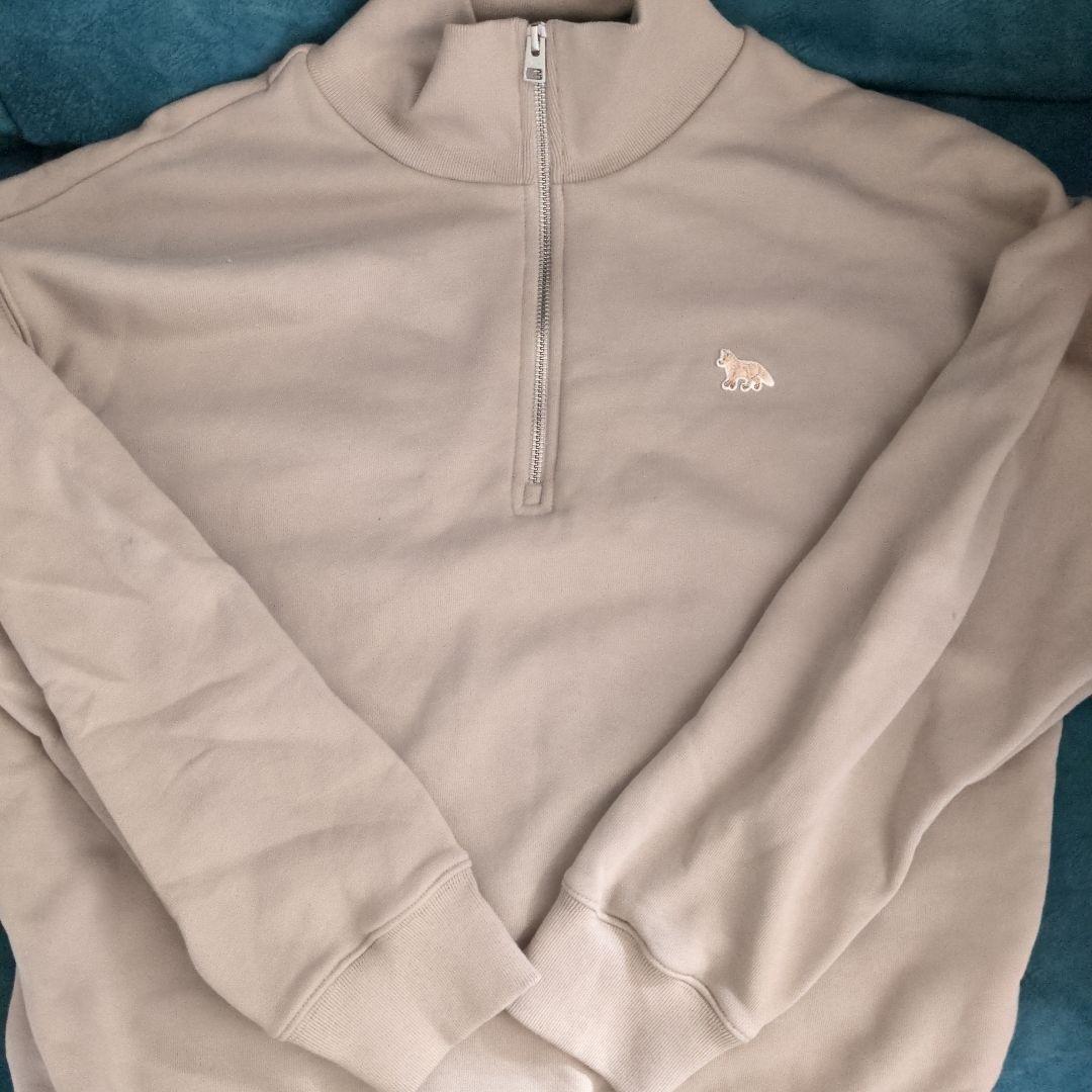 MAISON KITSUNE　メゾンキツネ　ハーフジップ　スウェット